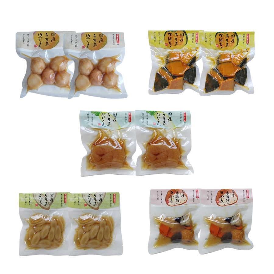 国産うま煮食べきりサイズ５種