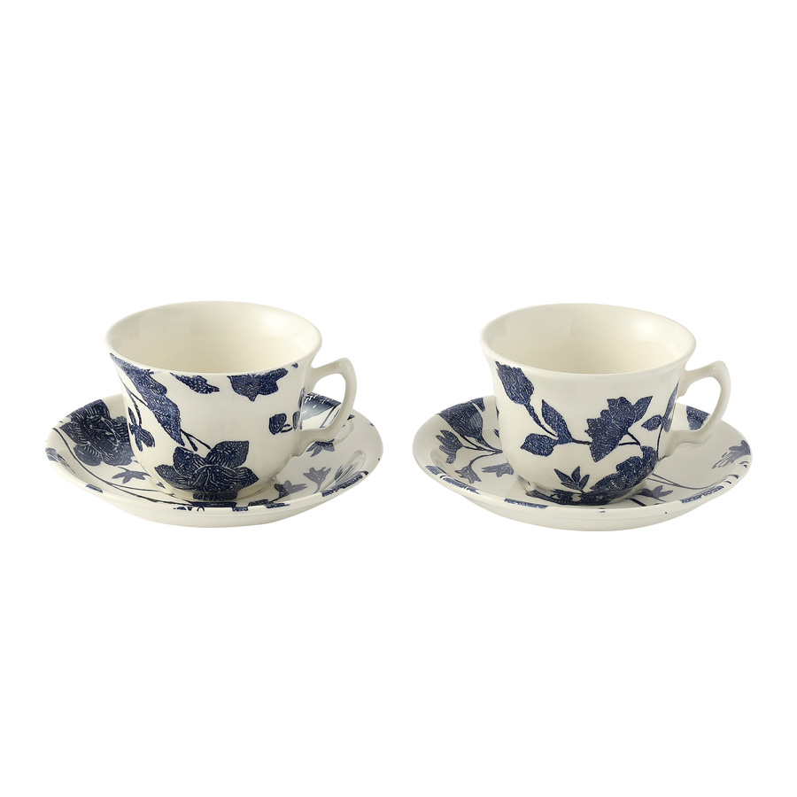 GARDEN VINE Gift Set Cup and Saucer/S2