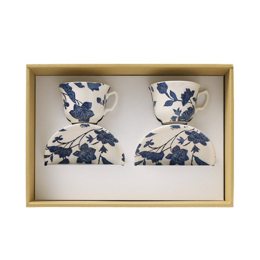 GARDEN VINE Gift Set Cup and Saucer/S2
