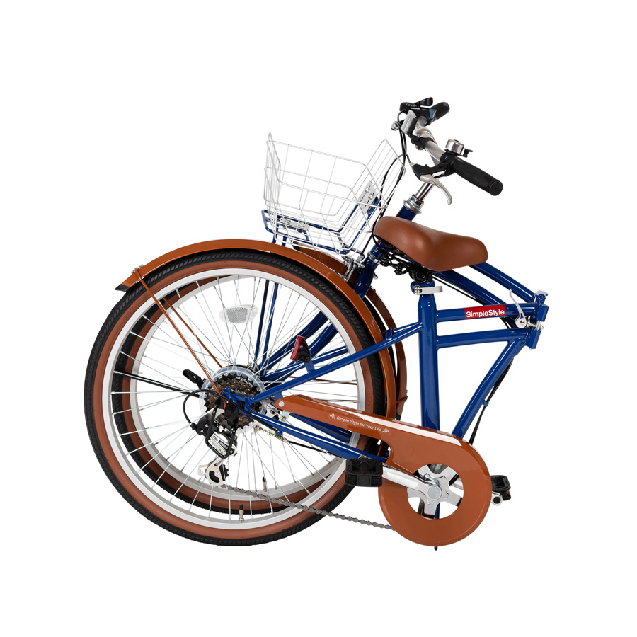 24型折畳自転車 シンプルスタイル PL246BS