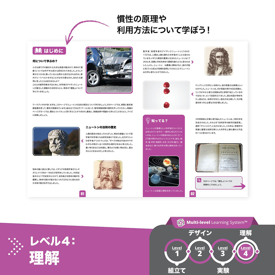 STEAMlabs 学んで！作って！楽しみながら理解を深める実験キット 「慣性（かんせい）とエネルギー」ってなんだろう？