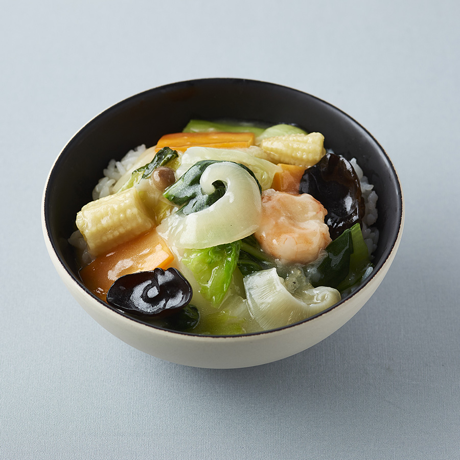 ふかひれ入り中華丼の具
