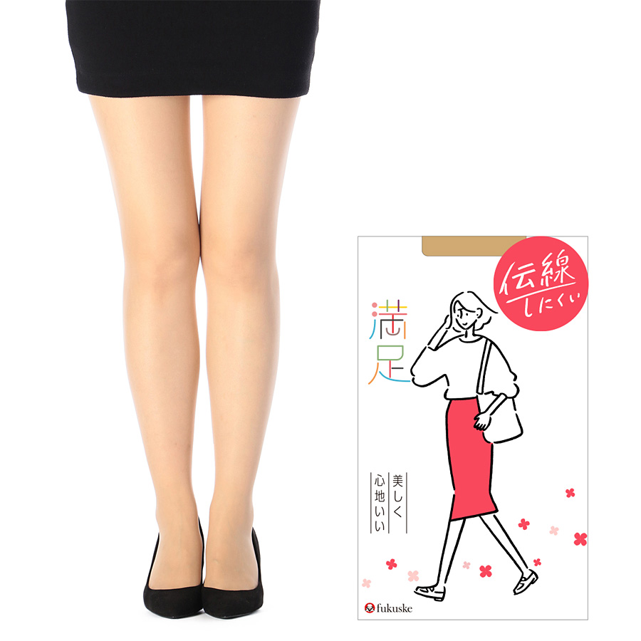無地パンティストッキング ノンラン設計