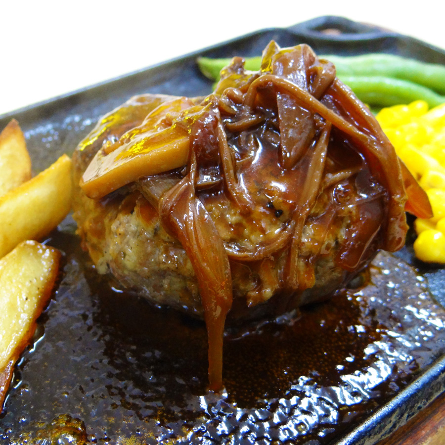オリーブ豚ハンバーグ
